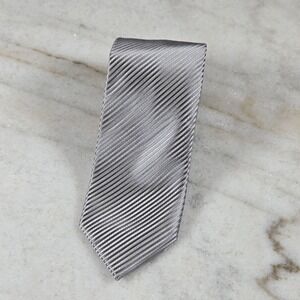 Creazioni Tucci Firenze 100% Silk Diagonal Striped Made in Italy - Quiet Luxury